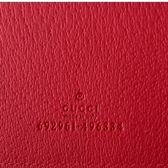 GUCCI Herbarium Pet Feeding Mat Leather Red & Cream Designer Pet Accessory NEW - Picture 14 of 15